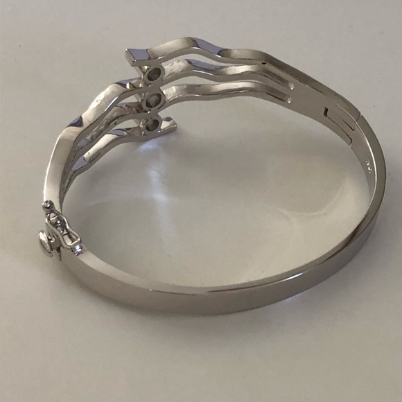 💎Clear topaz stones 925 silver trendy bracelet - Picture 5 of 7